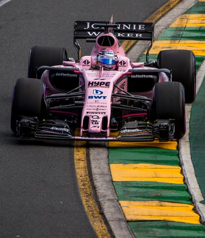 Sergio Pérez finalizó en séptimo lugar la primera carrera del año, pero sabe que Force India necesita mejorar para estar en la pelea. (EFE)