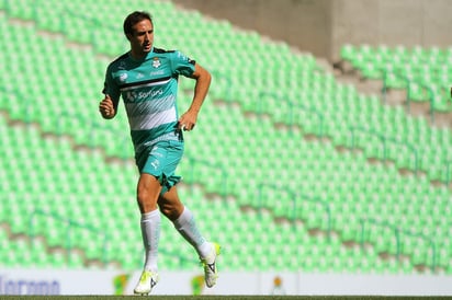 El capitán del Santos Laguna, Carlos Izquierdoz, recientemente firmó una extensión de contrato con el club hasta 2020. (Archivo)