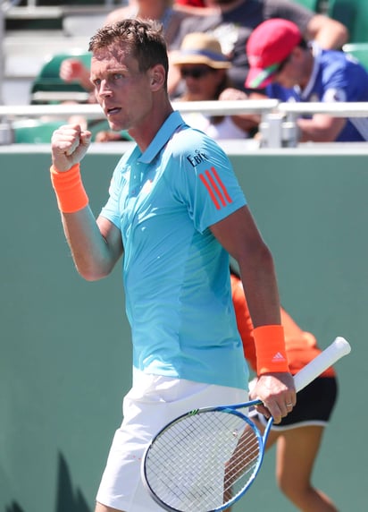 Tomas Berdych ocupa el puesto 13 del ránking de la ATP. Berdych, principal figura en Los Cabos