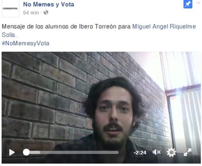 El video fue lanzado a través de Facebook. (ESPECIAL) 