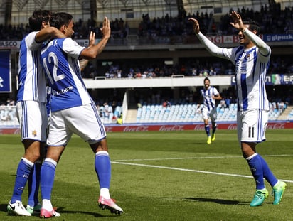 Con la victoria, Real Sociedad llegó a 55 puntos y se colocó en el sexto lugar de la clasificación. (EFE)