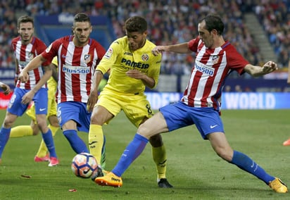 Jonathan dos Santos fue titular y participó los 90 minutos en la victoria del Villarreal 1-0 sobre Atlético de Madrid. (EFE)