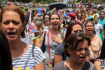 La coalición opositora llamó a movilizarse desde 26 puntos de Caracas para marchar hacia la sede de la Defensoría de Pueblo, en el centro de la ciudad. (ARCHIVO)