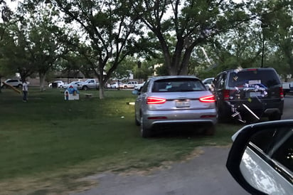 Molestia. Uso de áreas verdes como estacionamiento en Las Trojes causó molestia de algunos vecinos. (EL SIGLO DE TORREÓN)