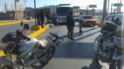 El accidente ocurrió en el bulevar Miguel Alemán.  (EL SIGLO DE TORREÓN)