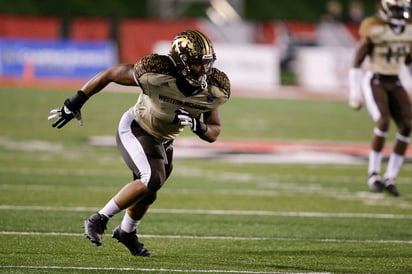 Keion Adams fue seleccionado por Steelers en la séptima ronda. (AP)