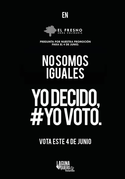 Objetivo.  La campaña de Laguna Yo Te Quiero busca que la ciudadanía emita un voto razonado este 4 de junio.