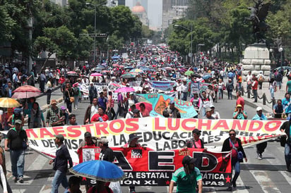 A las 10:00 horas, los profesores marcharán de la residencia oficial de Los Pinos, a la Secretaría de Gobernación, ubicada en la zona centro de CDMX. (ARCHIVO) 