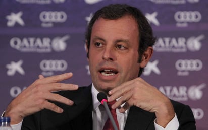 Sandro Rosell fue presidente de los blaugranas desde el 2010. (Archivo)