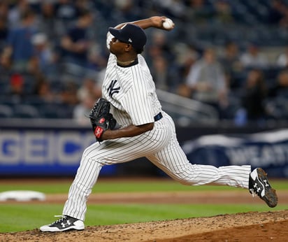 Luis Severino no permitió carreras en ocho entradas de trabajo. Luis Severino brilla en el montículo con los Yanquis