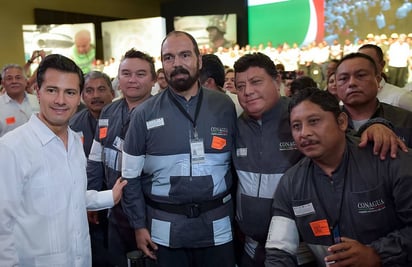 Evento. El presidente Peña Nieto estuvo presente durante el evento de Temporada de luvias. 