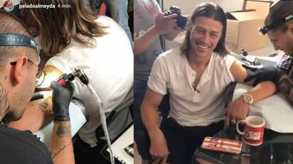 Almeyda había señalado en un principio que se tatuaría el escudo de las Chivas, pero finalmente optó por colocarse la Copa número 12 del Rebaño. (ESPECIAL) 
