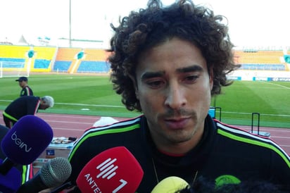 Ochoa, uno de los tres porteros convocados por el seleccionador Juan Carlos Osorio.