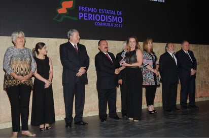 Logro. Entregan el Premio Estatal de Periodismo.