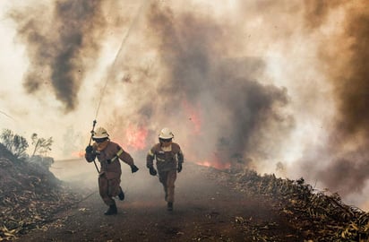 El incendio, iniciadas durante la tarde del sábado, se concentran en el término municipal de Pedrógão Grande, situado en el distrito de Leiria, una zona del centro del país, caracterizada por aldeas pequeñas y dispersas, y enormes llanuras por las que atraviesan varias carreteras nacionales.