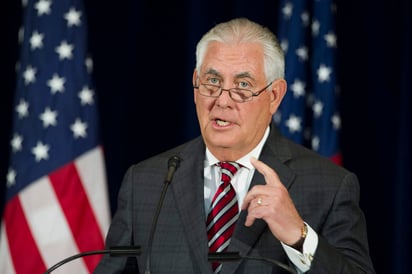 'El tráfico de personas es, lamentablemente, tan antiguo como la humanidad. Nuestra esperanza es que el siglo XXI sea el último siglo con tráfico de personas', dijo el secretario de Estado de EU, Rex Tillerson. (ARCHIVO)