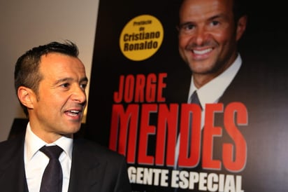 'Ni Jorge Mendes ni sus colaboradores han intervenido nunca en la constitución de estructuras societarias de los jugadores a los que representa', menciona un comunicado de la agencia de Jorge Mendes. (Archivo)