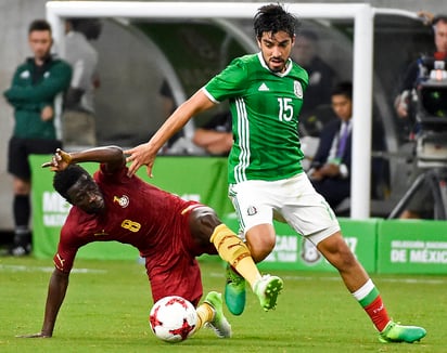 La Selección Mexicana tuvo un difícil partido frente a Ghana a la que derrotó 1-0 en Houston. (AP)