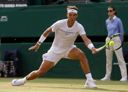 Rafael Nadal venció en la tercera ronda al ruso Karen Khachanov. (AP)