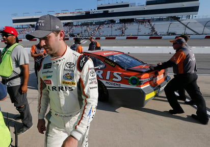 Daniel Suárez, piloto mexicano novato en la NASCAR. (Archivo)