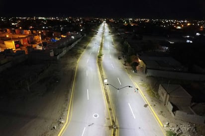 Alumbrado. El bulevar La Bohemia es uno de los puntos que ya cuenta con lámparas LED.