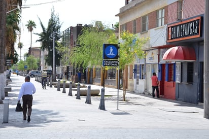 El titular de la Canaco señaló que un reclamo de los comerciantes es que durante las tardes el Paseo Morelos está solo, pues indicó que debido al clima resulta muy complicado que haya gente caminando antes de que baje el sol. (ARCHIVO)