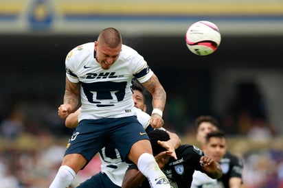 Nicolás Castillo, del Pumas de la UNAM, fue el anotador del gol del triunfo para su equipo en el juego de la jornada 1 del Torneo Apertura 2017.  (Jam Media)