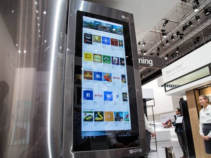 Nuevo. Lanza LG refrigerador Instaview Door-in-Door.