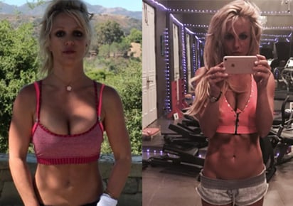 Britney Spears altera las redes haciendo ejercicio