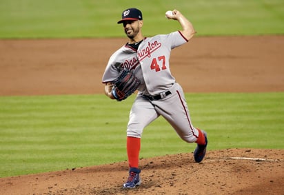 Gio González permitió un imparable de Dee Gordon en la novena entrada y dejó ir el juego sin hit ni carrera ante los Marlines. Gio González se queda a tres outs del juego sin hit