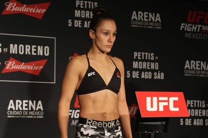 Alexa Grasso no pudo dar el peso para su pelea en la UFC y será multada con el 20% de su bolsa. (Notimex)