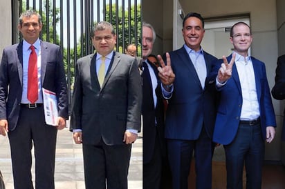 Defensa. Enrique Ochoa y Miguel Riquelme; Santiago Creel, Guillermo Anaya y Ricardo Anaya.