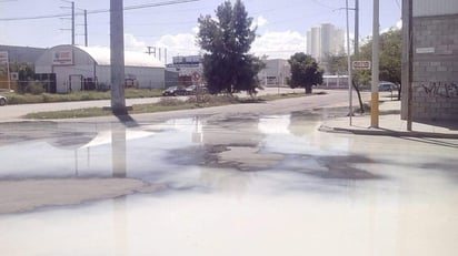 Dejó de funcionar un cárcamo sanitario ubicado en la Ciudad Industrial, lo que provocó brotes de aguas negras. (CORTESÍA)