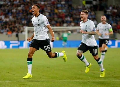 Trent Alexander-Arnold apareció como salvador del Liverpool. Liverpool toma ventaja en juego de ida