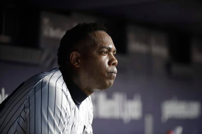 Aroldis Chapman tiene 4.29 de efectividad esta temporada, la peor en sus ocho años en las Grandes Ligas. (AP)