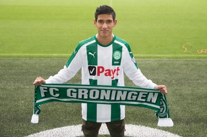 El canterano santista Uriel Antuna, fue presentado ayer con su nuevo club, el Groningen de Holanda. (Cortesía)