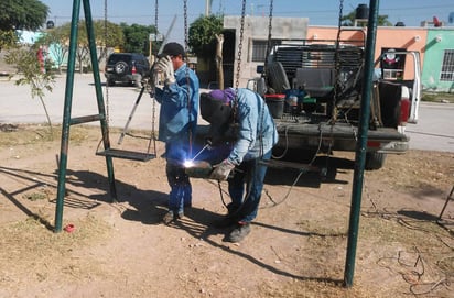 Plazas. La Dirección de Servicios Públicos Municipales atiende las plazas de comunidades rurales. (EL SIGLO DE TORREÓN)