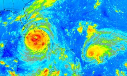 A las 23.00 hora local de Cuba (03.00 GMT del sábado), el ojo de Irma estaba ubicado 190 kilómetros al este-sureste de Caibarien y avanzaba en dirección oeste a una velocidad de 20 kilómetros por hora. (TWITTER)