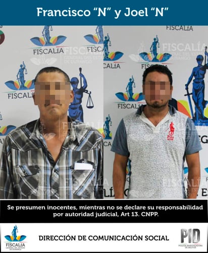 Mediante una orden de aprehensión, elementos de la Policía Investigadora de Delitos lograron la detención de los presuntos homicidas en calles del municipio de Lerdo. (ESPECIAL)

