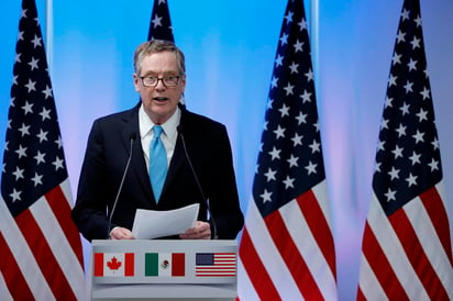 Robert Lighthizer (imagen), reveló hoy que las negociaciones para la modernización del Tratado de Libre Comercio de América del Norte (TLCAN) avanzan rápidamente, pero dijo desconocer si podrá alcanzarse una conclusión. (ARCHIVO)