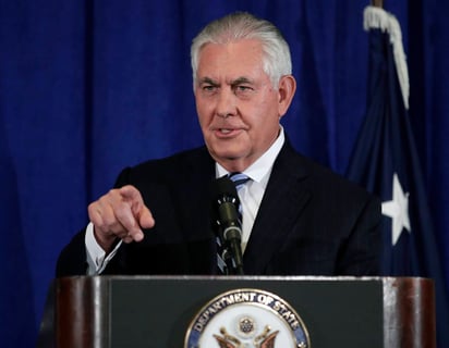 Apoya. Tillerson defendió la decisión de Trump. (EFE)