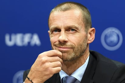 El presidente de la UEFA, el esloveno Aleksander Ceferin. (EFE)