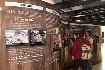 Muestra. La Universidad La Salle abre al público el Túnel del Museo de Memoria y Tolerancia. (CLAUDIA LANDEROS)