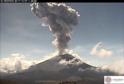 La explosión se registró a las 11:21 horas. (ESPECIAL) 