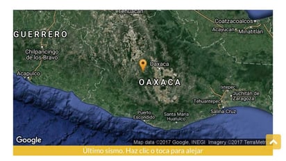 Anoche se registró un sismo de 4.7 grados. (ESPECIAL) 