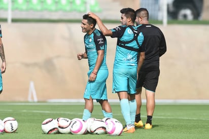 Los Guerreros entrenaron el miércoles en sesión matutina en el TSM, donde continuarán su preparación para el compromiso dominical ante los Rojinegros del Atlas, en la reanudación de la Liga MX tras fecha FIFA. (Jesús Galindo)