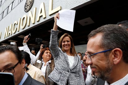 Se apunta. Margarita Zavala formalizó su solicitud al INE para ser considerada aspirante. (EL UNIVERSAL)