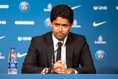 Nasser Al-Khelaifi, presidente del PSG, dijo que tenía cita para declarar el próximo día 25 en Suiza. (Archivo)