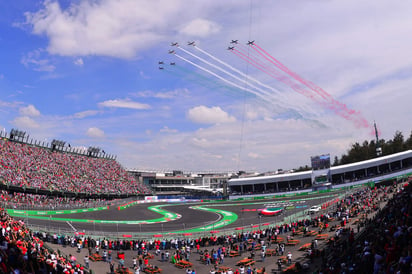 Se espera que el autódromo Hermanos Rodríguez esté lleno el próximo domingo. (Archivo)