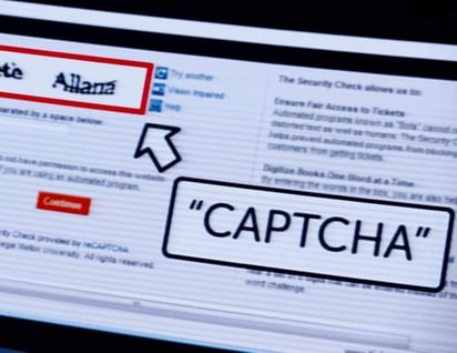 Las pruebas Captcha, presentes en algunas páginas web, requieren a los usuarios introducir un conjunto de caracteres que se muestran en una imagen distorsionada para poder acceder al contenido, evitando así que lo hagan robots. (ARCHIVO)
